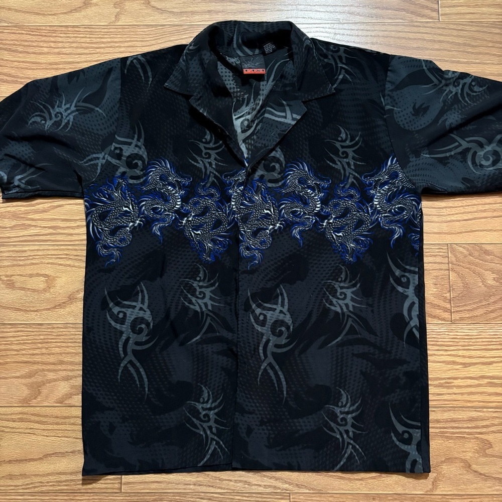 y2k Dragon Shirt XL